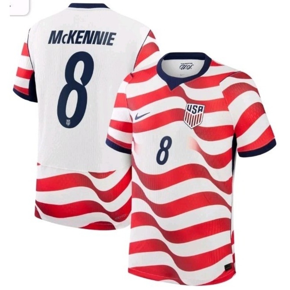 NWT Nike Kids USA Soccer Jersey Weston McKennie No. 8 Sz XL